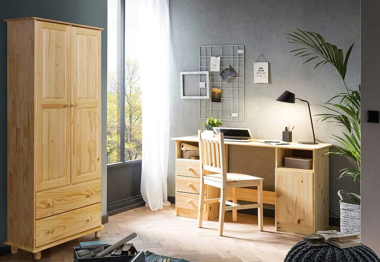 mutoni sweet home Esszimmerstuhl Stravix Kiefernholz Natur (2Er-Set)> Holzstühle