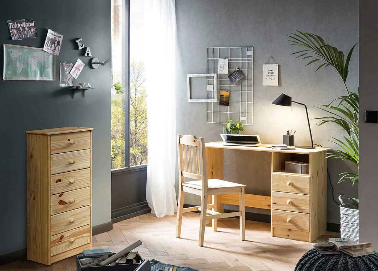 mutoni sweet home Esszimmerstuhl Stravix Kiefernholz Natur (2Er-Set)> Holzstühle