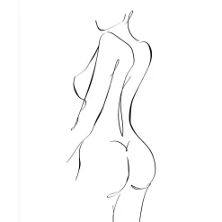 mutoni living Female Art Poster 25.4X35.4> Poster