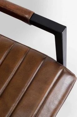 KARE Design Freischwinger Lola Leder Braun><noscript><img width=