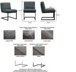 mutoni original Freischwinger Stuhl Lara Zara><noscript><img width=