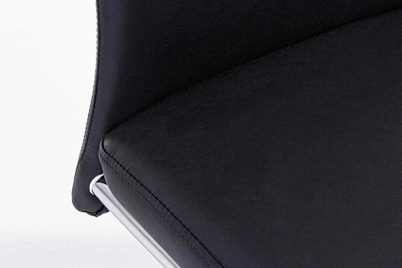 mutoni lifestyle Freischwinger Stuhl Thelma Schwarz> Freischwinger