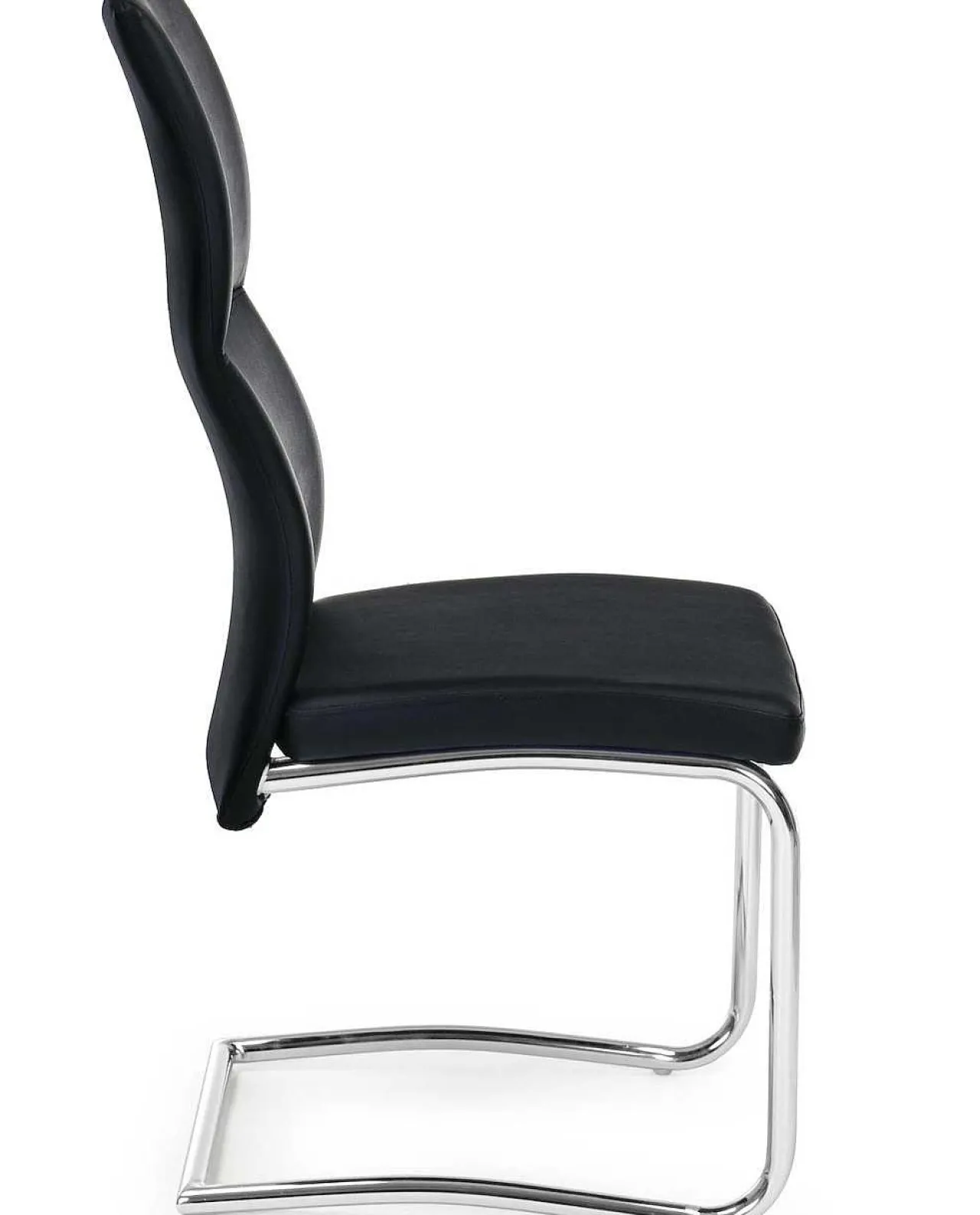 mutoni lifestyle Freischwinger Stuhl Thelma Schwarz> Freischwinger