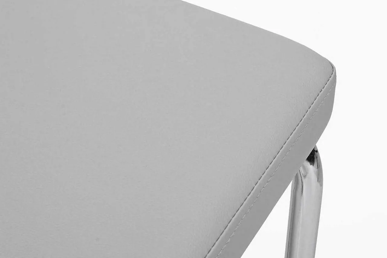 mutoni lifestyle Freischwinger Stuhl Thelma Hellgrau> Freischwinger