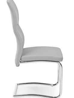 mutoni lifestyle Freischwinger Stuhl Thelma Hellgrau><noscript><img width=