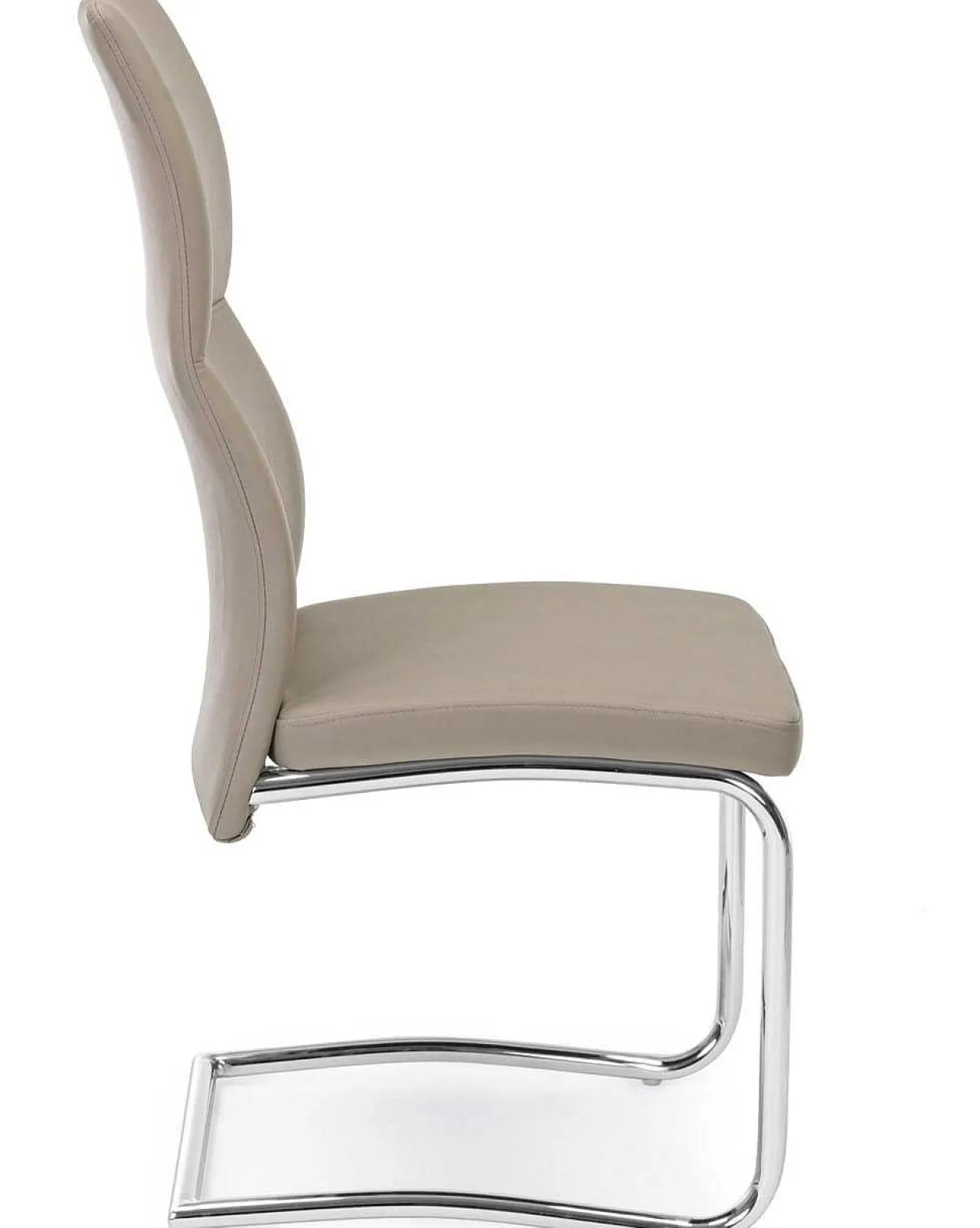 mutoni lifestyle Freischwinger Stuhl Thelma Taupe> Freischwinger
