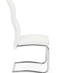 mutoni lifestyle Freischwinger Stuhl Thelma Weiss> Freischwinger