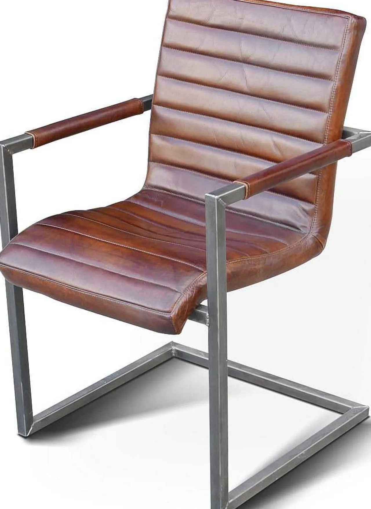 mutoni wood Freischwinger Stuhl Vintage Carlos Cognac> Freischwinger