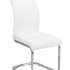 mutoni lifestyle Freischwingerstuhl Myra Kunstleder Weiss> Freischwinger