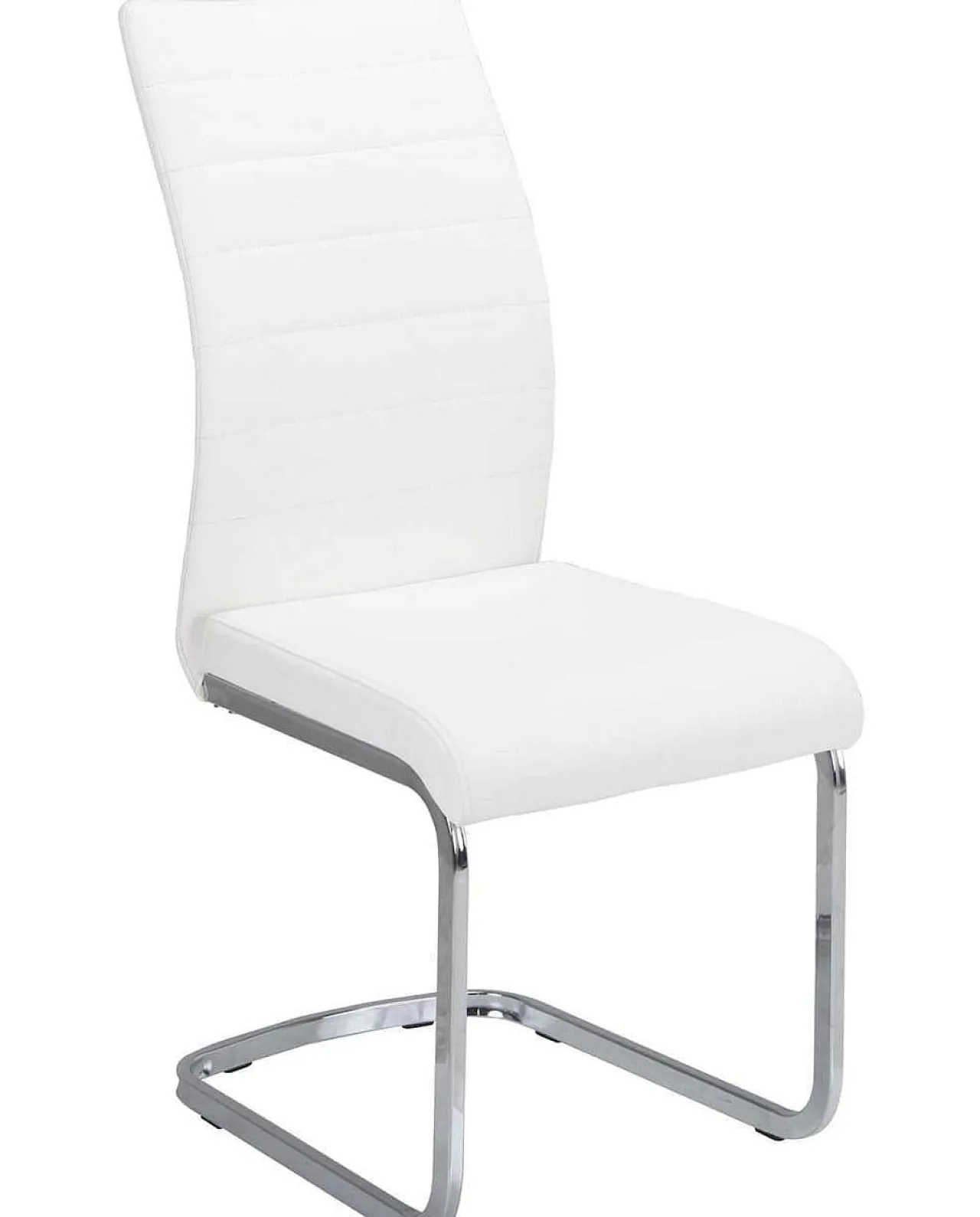 mutoni lifestyle Freischwingerstuhl Myra Kunstleder Weiss> Freischwinger