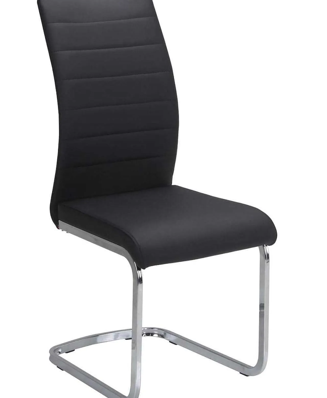 mutoni lifestyle Freischwingerstuhl Myra Kunstleder Schwarz> Freischwinger