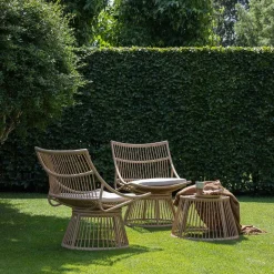mutoni living Fusshocker Alatna Natur> Gartenhocker