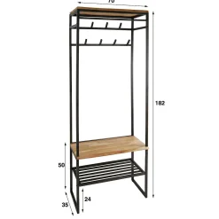 mutoni industrial Garderobenmöbel Edge 70X182> Garderoben & Kleiderständer