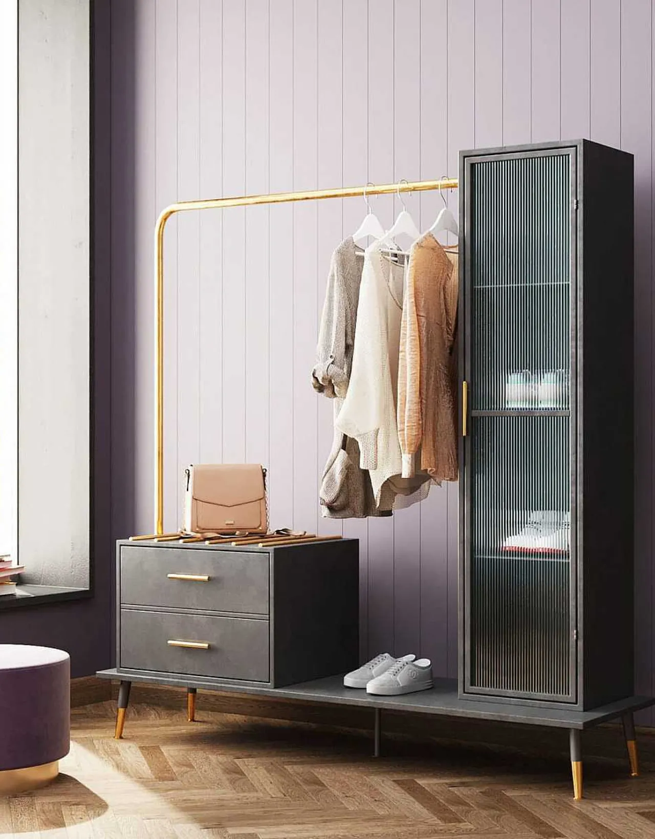KARE Design Garderobenschrank La Gomera 170X180> Schuhschränke