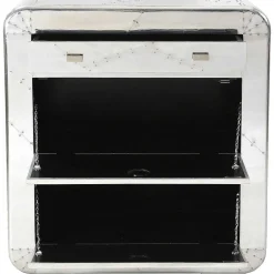 mutoni sweet home Garderoben-Set Aero Mangoholz Silber (6-Tlg)><noscript><img width=