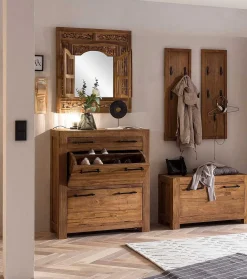mutoni sweet home Garderoben-Set Rustique Natur (5-Tlg)><noscript><img width=
