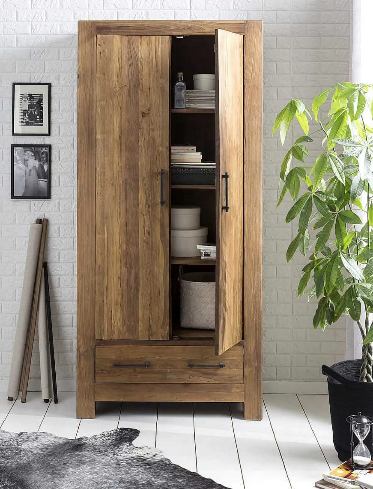mutoni sweet home Garderoben-Set Rustique Natur (6-Tlg)> Garderobenmöbel-Sets