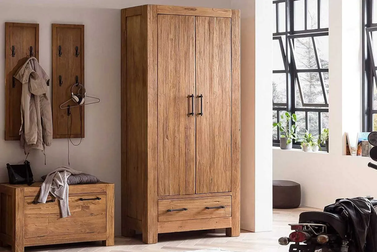 mutoni sweet home Garderoben-Set Rustique Natur (4-Tlg)> Garderobenmöbel-Sets