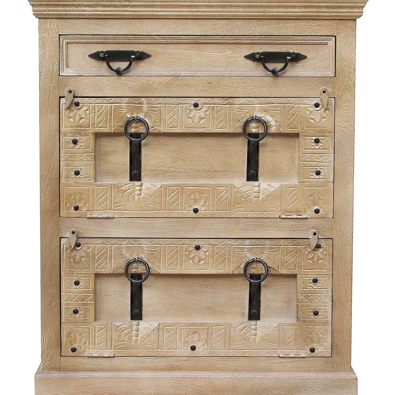 mutoni sweet home Garderoben-Set Zoprax Mangoholz Natur (6-Tlg)> Garderobenmöbel-Sets