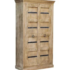mutoni sweet home Garderoben-Set Zoprax Mangoholz Natur (4-Tlg)> Garderobenmöbel-Sets