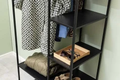 mutoni scandi Garderobenstander Langholm Metall Schwarz 185> Garderoben & Kleiderständer
