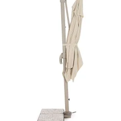 mutoni lifestyle Garten Ampelschirm Saragozza Sandfarben 200X300> Freiarmschirme