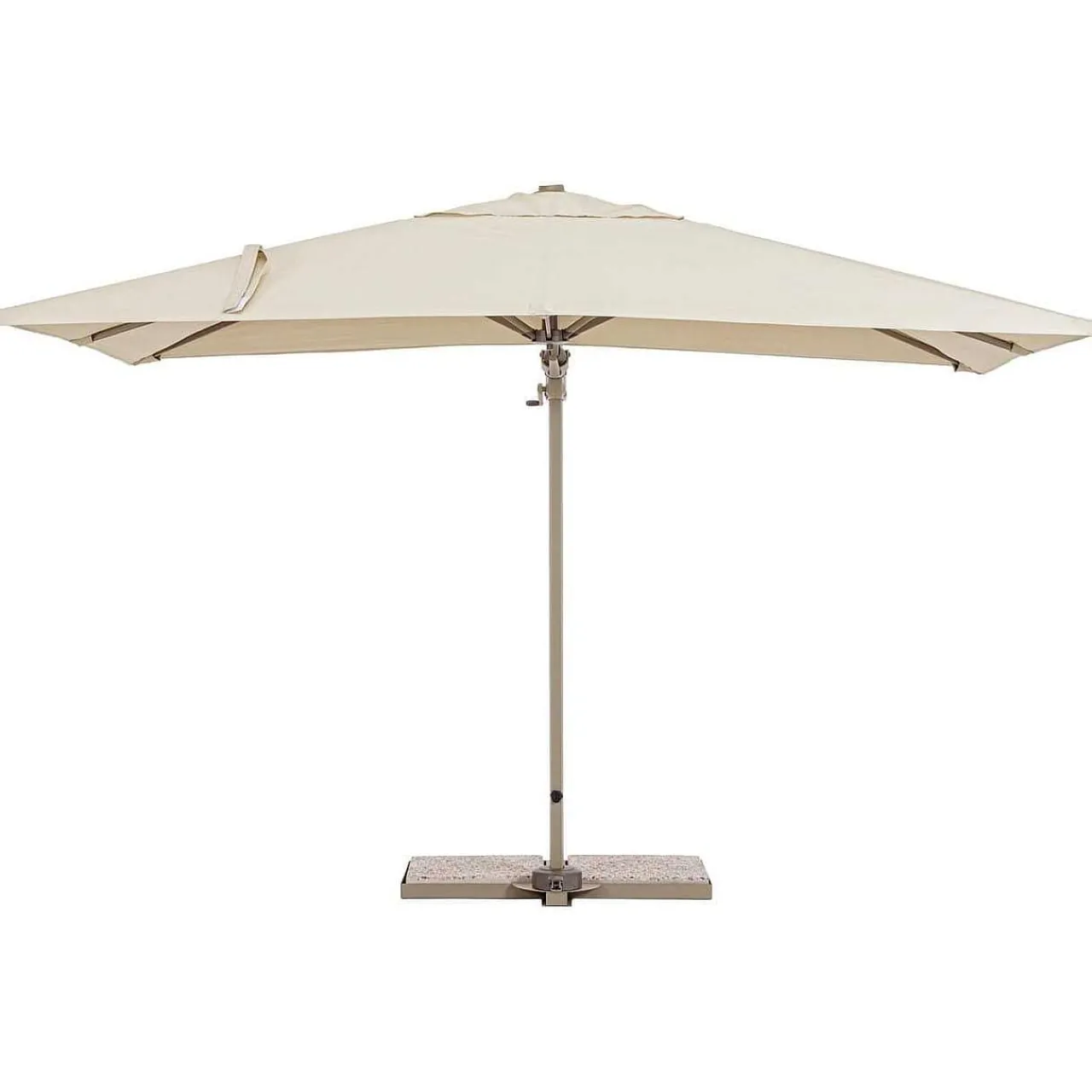 mutoni lifestyle Garten Ampelschirm Saragozza Sandfarben 200X300> Freiarmschirme