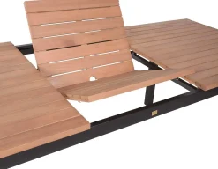 mutoni pleasure Garten Ausziehtisch Cancun Eukalyptus Natur 180X98><noscript><img width=