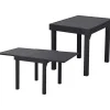 mutoni pleasure Garten Ausziehtisch Elena Aluminium Anthrazit 65-130X65> Garten Esstische