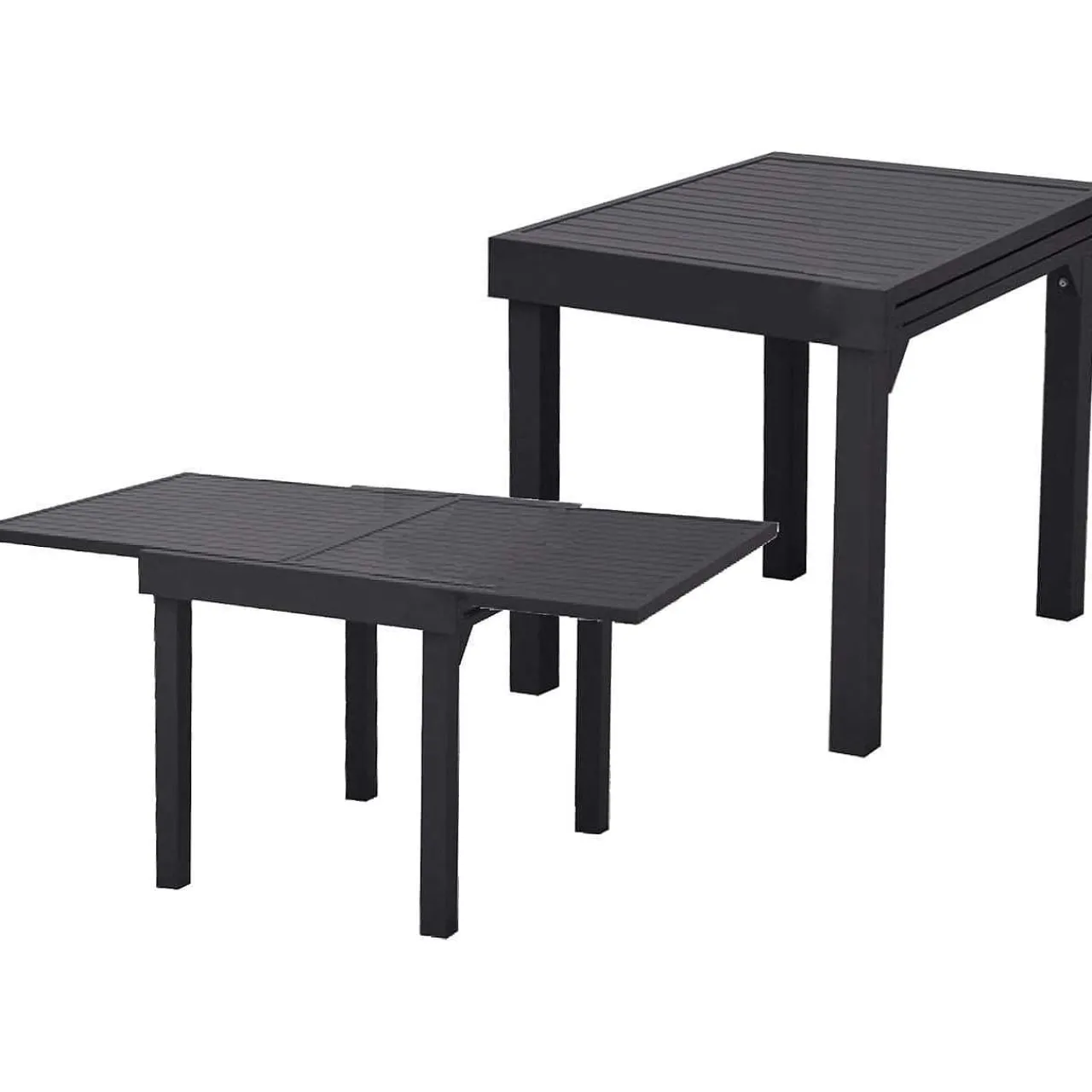mutoni pleasure Garten Ausziehtisch Elena Aluminium Anthrazit 65-130X65> Garten Esstische