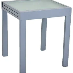 mutoni pleasure Garten Ausziehtisch Lola Glas Grau 65-130X65> Garten Esstische