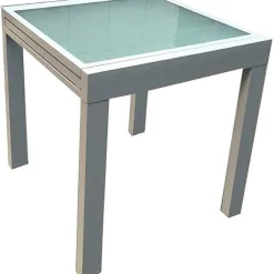 mutoni pleasure Garten Ausziehtisch Lola Glas Grau 65-130X65><noscript><img width=