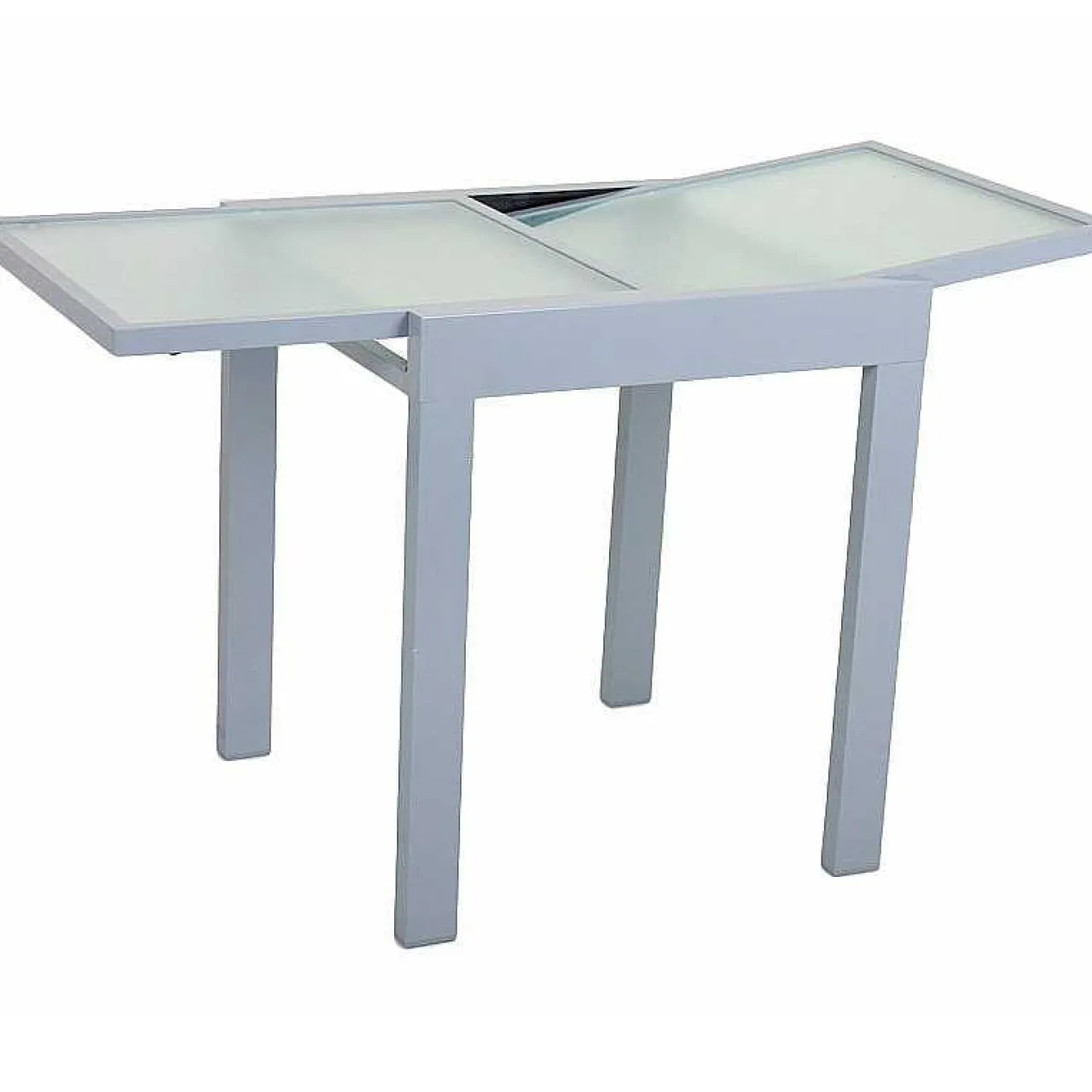 mutoni pleasure Garten Ausziehtisch Lola Glas Grau 65-130X65> Garten Esstische