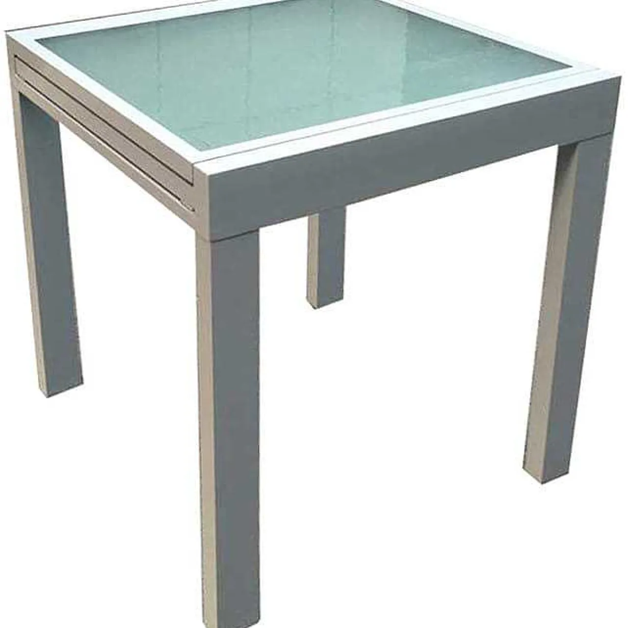 mutoni pleasure Garten Ausziehtisch Lola Glas Grau 65-130X65> Garten Esstische