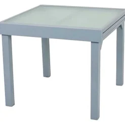mutoni pleasure Garten Ausziehtisch Lola Glas Grau 90-180X90> Garten Esstische