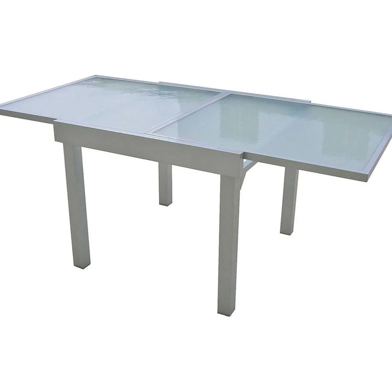 mutoni pleasure Garten Ausziehtisch Lola Glas Grau 90-180X90> Garten Esstische