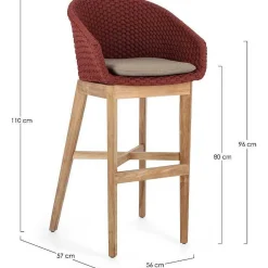 mutoni lifestyle Garten Barhocker Coachella Scarlet><noscript><img width=