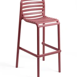 NARDI outdoor Garten Barhocker Doga Stool Rot 100> Garten Barstühle