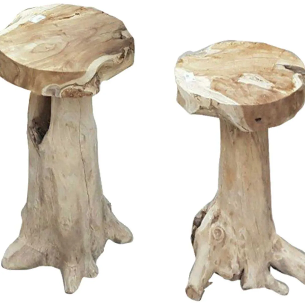 mutoni pleasure Garten Barhocker Surga Teak Natur (2-Er Set)> Garten Barstühle