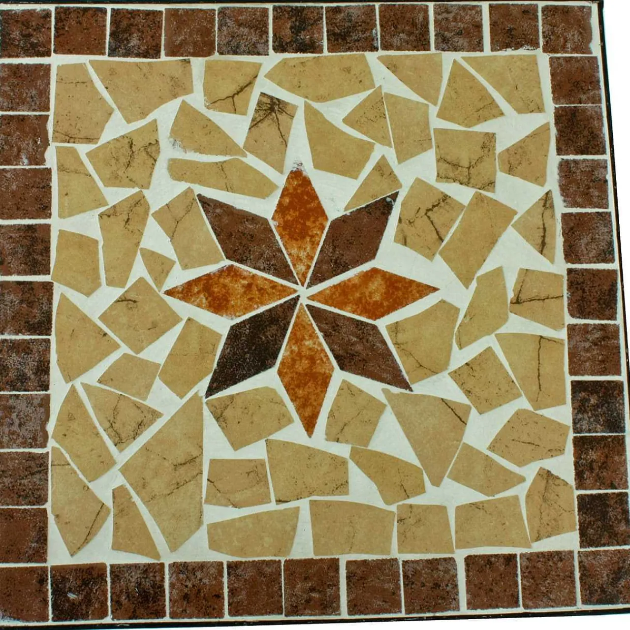 mutoni pleasure Garten Beistelltisch Amarillo Mosaik Braun 35X35> Garten Couchtische Und Beistelltische