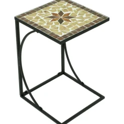 mutoni pleasure Garten Beistelltisch Amarillo Mosaik Braun 35X35> Garten Couchtische Und Beistelltische