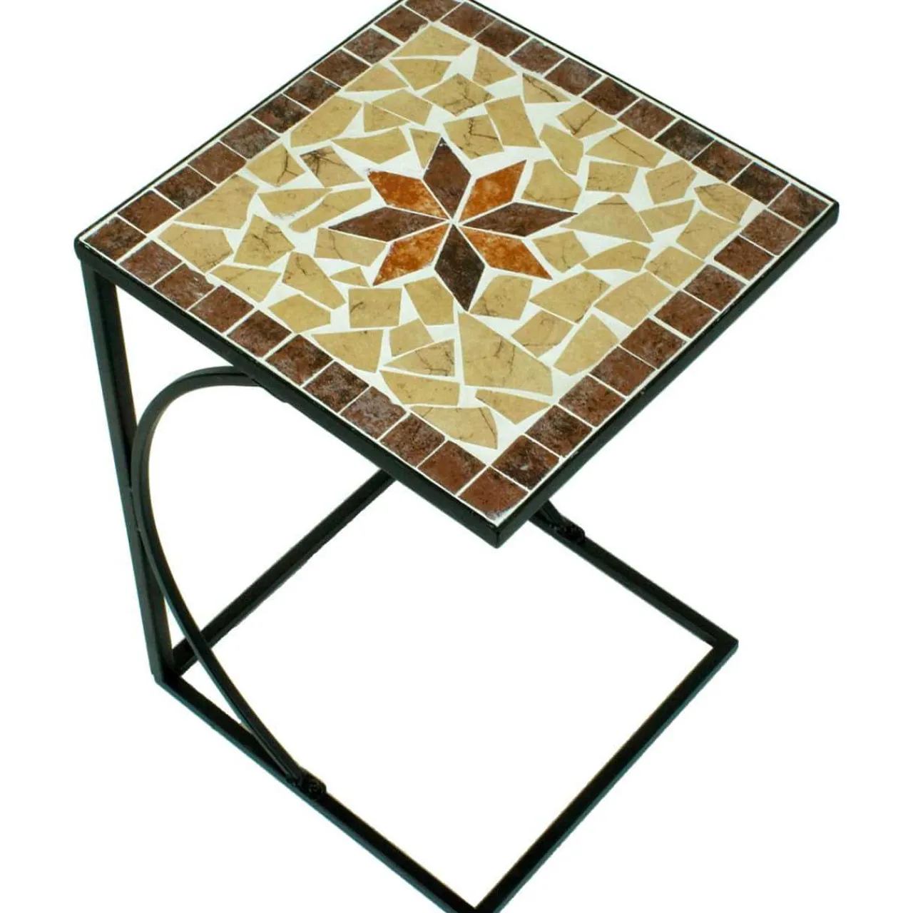 mutoni pleasure Garten Beistelltisch Amarillo Mosaik Braun 35X35> Garten Couchtische Und Beistelltische