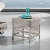 mutoni ethnic Garten Beistelltisch Camille Polyrattan Bianco Wash 45X45> Garten Couchtische Und Beistelltische