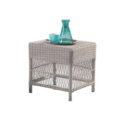 mutoni ethnic Garten Beistelltisch Camille Polyrattan Bianco Wash 45X45><noscript><img width=