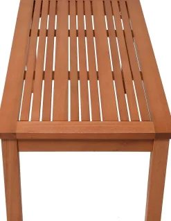 mutoni pleasure Garten Beistelltisch Lansing Eukalyptus Braun 90X44><noscript><img width=