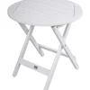mutoni pleasure Garten Beistelltisch Mesa Eukalyptus Weiss 50> Garten Couchtische Und Beistelltische