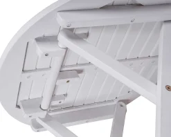 mutoni pleasure Garten Beistelltisch Mesa Eukalyptus Weiss 50><noscript><img width=
