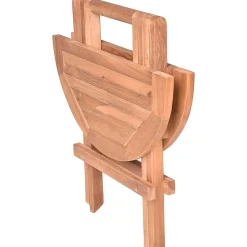 mutoni pleasure Garten Beistelltisch Mitan Teak Natur Rund 50X50><noscript><img width=