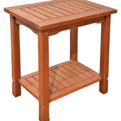 mutoni pleasure Garten Beistelltisch Santa Cruz Eukalyptus Natur 50X35> Garten Couchtische Und Beistelltische