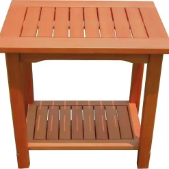 mutoni pleasure Garten Beistelltisch Santa Cruz Eukalyptus Natur 50X35> Garten Couchtische Und Beistelltische